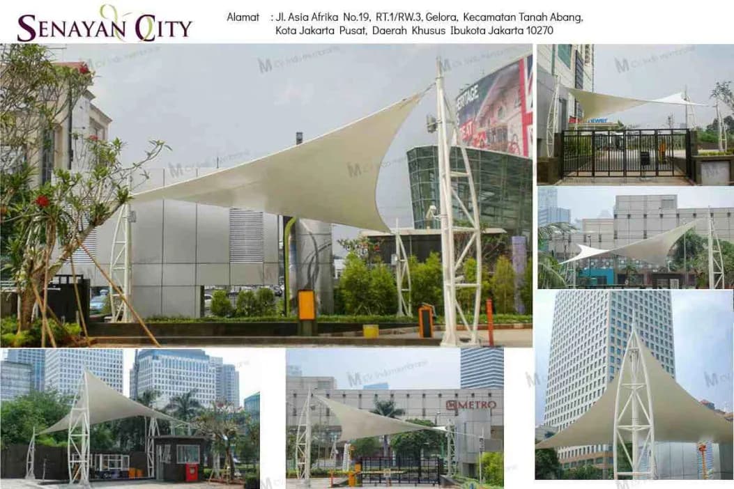 Atap-membrane-tensile-membrane-jakarta-pusat-senayan-city