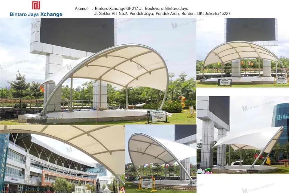 Canopy-membrane-bintaro-xchange-tangerang-selatan