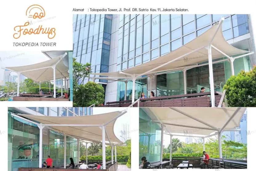 kanopi-membrane-tokopedia-tower-jakarta-selatan