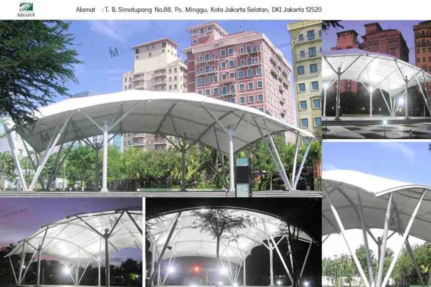 tenda membrane jakarta selatan perkantoran arkadia