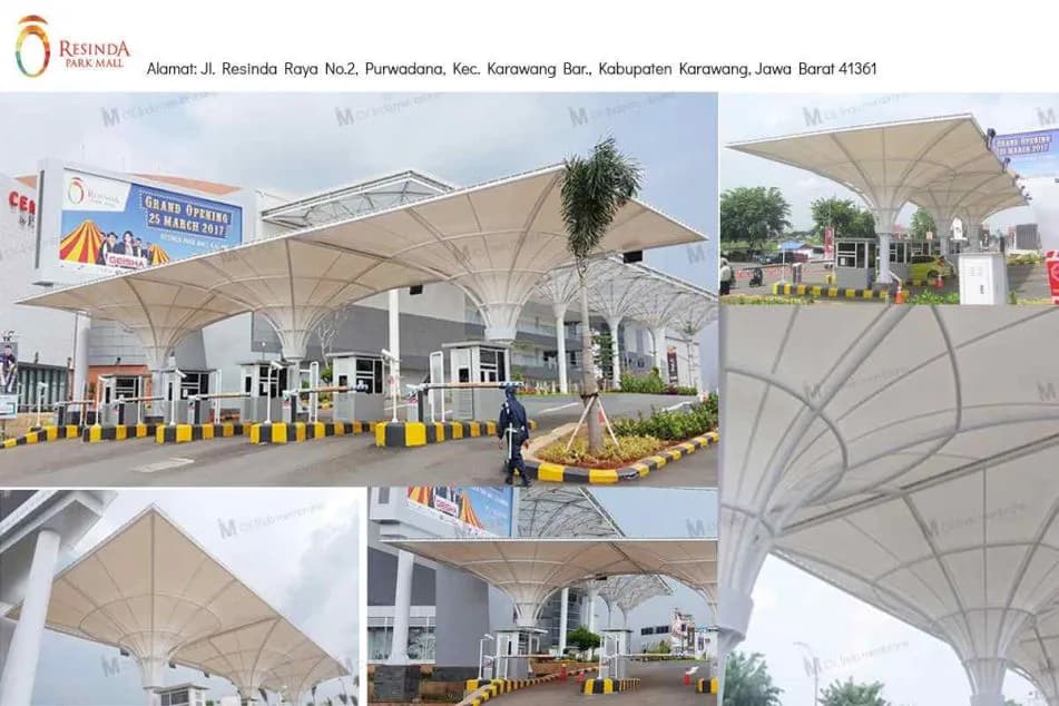tenda-membrane-resinda-park-mall-karawang-jawa-barat
