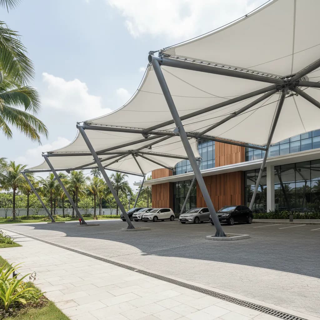 Canopy Membrane oleh PT Indo Membrane Konstruksi