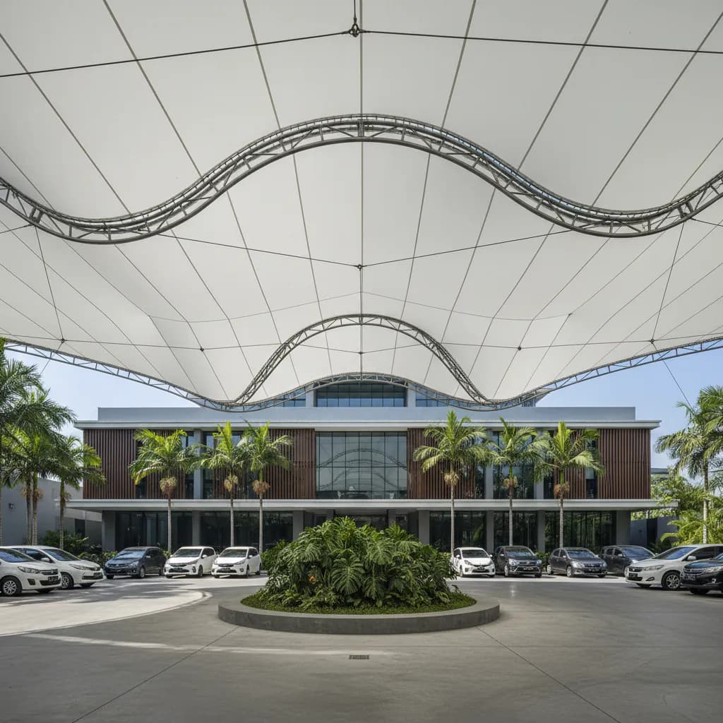 Canopy Membrane oleh PT Indo Membrane Konstruksi
