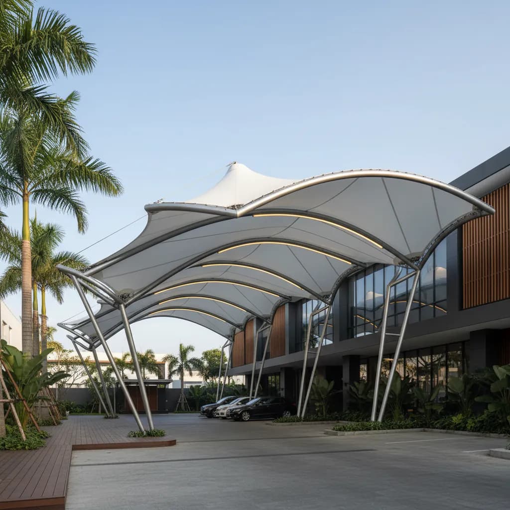 Canopy Membrane oleh PT Indo Membrane Konstruksi