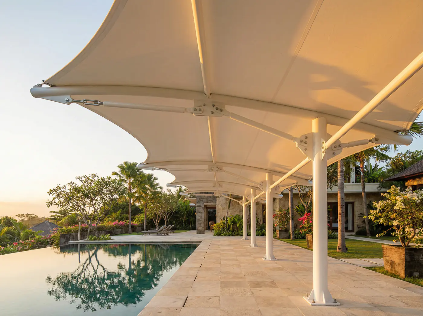 Keunggulan Material Membrane Kualitas Premium - Canopy Membrane BALI | PT INDO Membrane Konstruksi