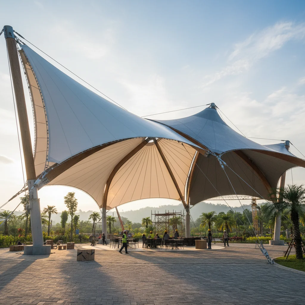 Mengenal Jenis Bahan Tenda Membrane Terbaik - Tenda Membrane Bogor | PT INDO Membrane Konstruksi